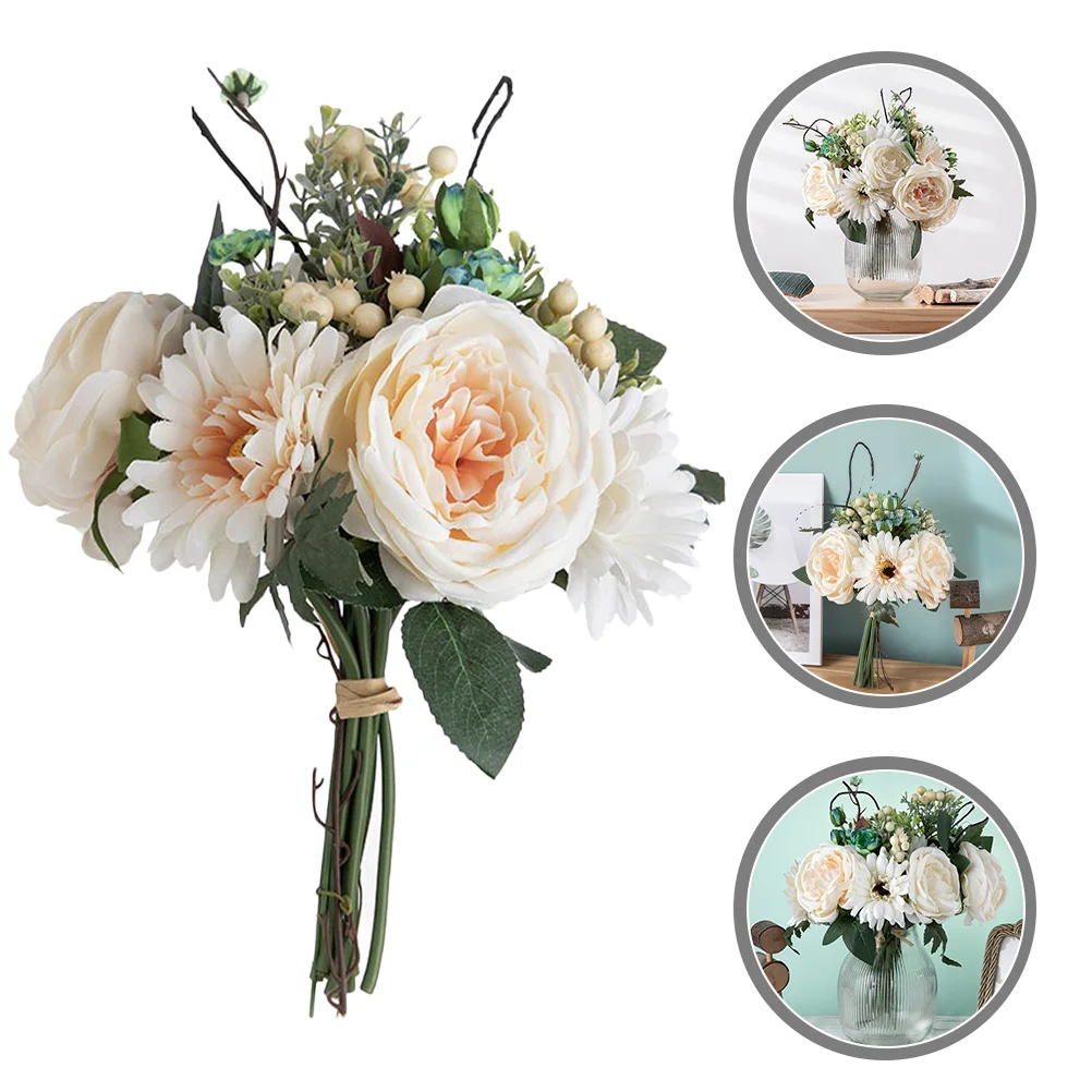 Bouquet Artificial Flower Flowers Rose Fake Centerpieces Tabledecor Wedding Fauxbridal Arrangement Tables Simulation Roses
Bouquet Artificial Flower Flowers Rose Fake Centerpieces Tabledecor Wedding Fauxbridal Arrangement Tables Simulation Roses