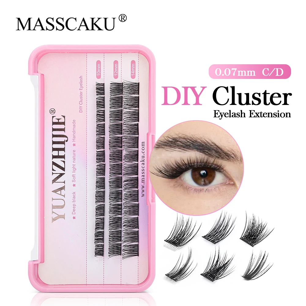 MASSCAKU Eyelash 36 Clusters DIY Volume Extension C/D Curl Segmented Natural False Eyelash Premade Fans Russian Lash Extensions
MASSCAKU Eyelash 36 Clusters DIY Volume Extension C/D Curl Segmented Natural False Eyelash Premade Fans Russian Lash Extensions