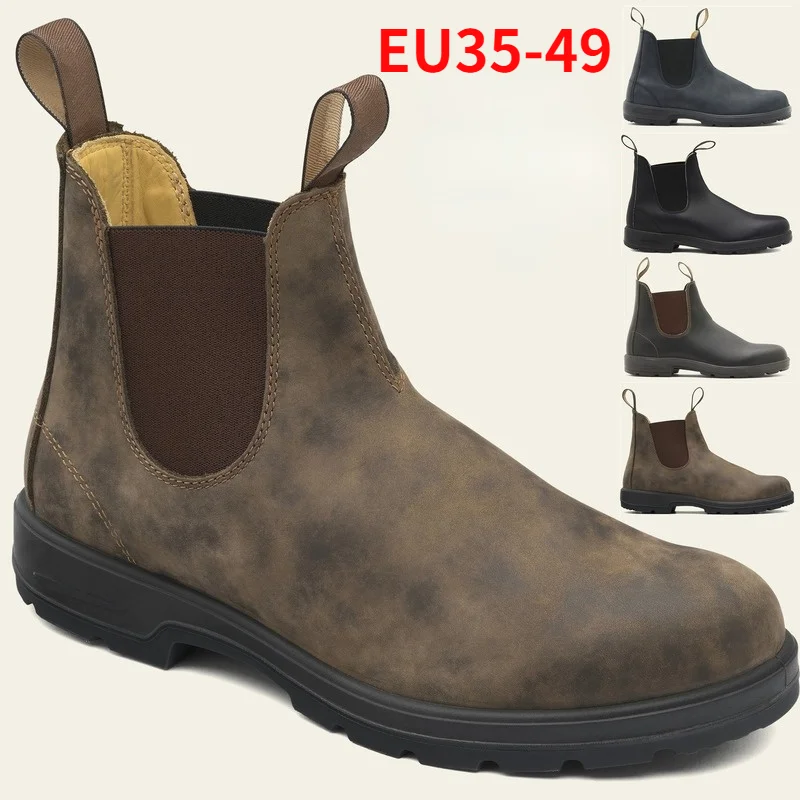 Retro Leather Boots Men Chelsea Boot Handmade 2022 Autumn Winter Shoes Casual Comfortable Unisex Ankle Boots Zapatos De Hombre
Retro Leather Boots Men Chelsea Boot Handmade 2022 Autumn Winter Shoes Casual Comfortable Unisex Ankle Boots Zapatos De Hombre
