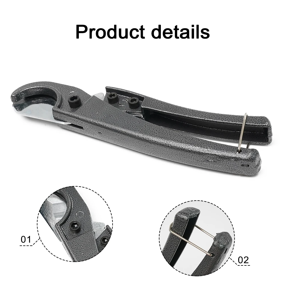 200mm Length PVC Pipe Cutter 3-32mm Professional CPVC PEX Pipe Rubber Hose Cutting Scissors Shear Hand Cutting Tool Accessories
200mm Length PVC Pipe Cutter 3-32mm Professional CPVC PEX Pipe Rubber Hose Cutting Scissors Shear Hand Cutting Tool Accessories