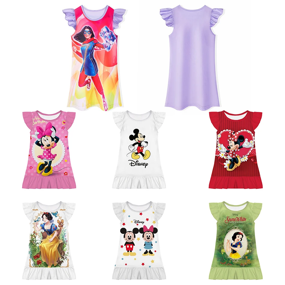 2022 Print Princess Dress for Girls Ms. Marvel's Kid Clothing Snow White Mickey Mouse Costume Fantasy Charm Nightdress 3 To 10 Y
2022 Print Princess Dress for Girls Ms. Marvel's Kid Clothing Snow White Mickey Mouse Costume Fantasy Charm Nightdress 3 To 10 Y