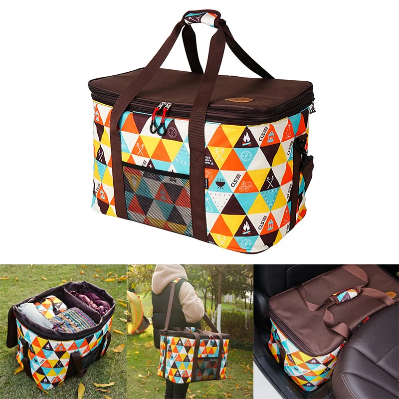 Large Capacity Picnic Bag 50-60L Expandable Storage Case Waterproof 900D Oxford Fabric Picnic Travel Bag Car Camping Storage Bag
Large Capacity Picnic Bag 50-60L Expandable Storage Case Waterproof 900D Oxford Fabric Picnic Travel Bag Car Camping Storage Bag