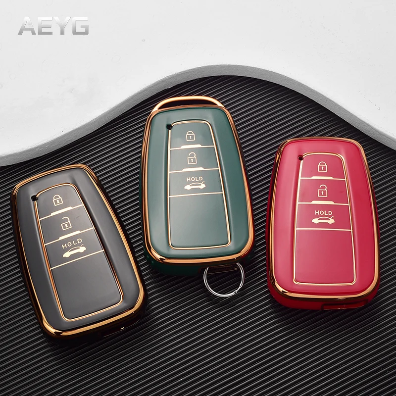 TPU Car Key Case Cover Holder Shell For Toyota Corolla Prius Camry CHR C-HR RAV4 Altis Land Cruiser Prado Keyless Accessories
TPU Car Key Case Cover Holder Shell For Toyota Corolla Prius Camry CHR C-HR RAV4 Altis Land Cruiser Prado Keyless Accessories