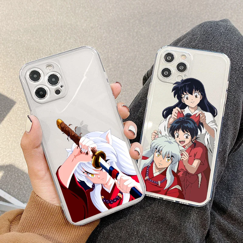 Anime Inuyasha Phone Case For Apple iPhone 5 6 7 8 X XR XS 11 12 13 14 Pro Max Mini Plus luxury Transparent Funda Cover Back
Anime Inuyasha Phone Case For Apple iPhone 5 6 7 8 X XR XS 11 12 13 14 Pro Max Mini Plus luxury Transparent Funda Cover Back