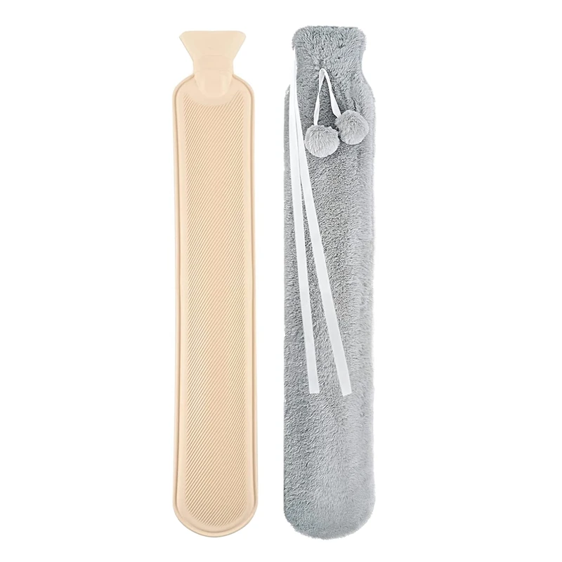 2L Extra Long Fluffy Hot Water Bottle With Cover Wearable Hot Water Bottle For Body, Neck, Grey
2L Extra Long Fluffy Hot Water Bottle With Cover Wearable Hot Water Bottle For Body, Neck, Grey