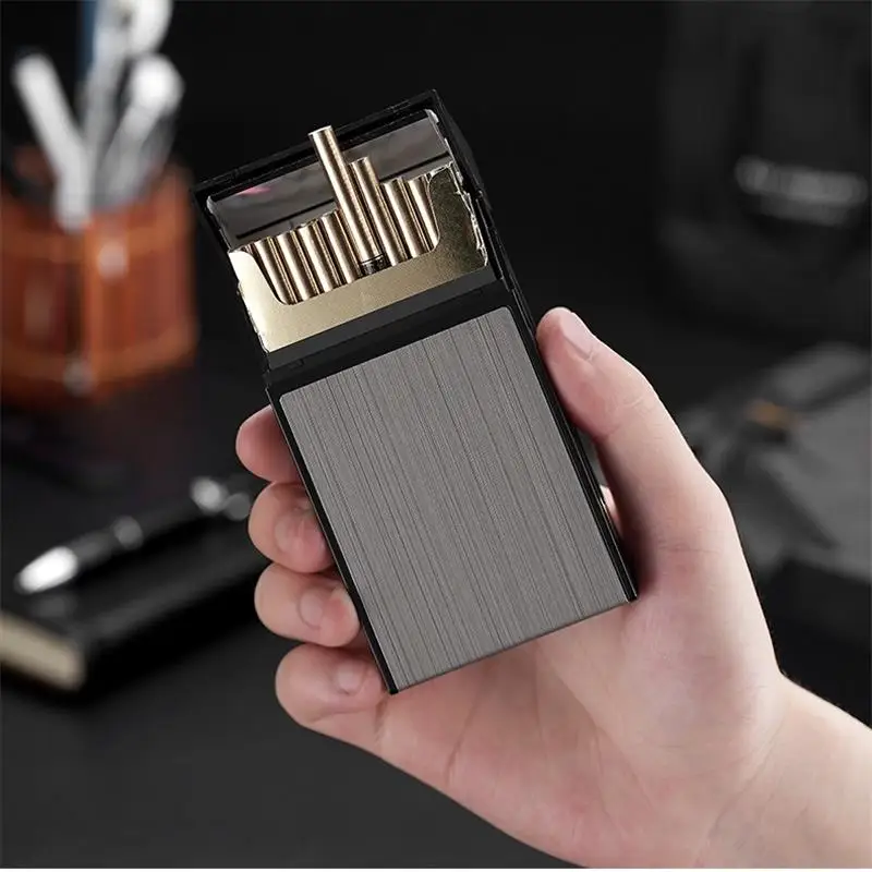 Aluminum Alloy Cigarette Case Rolling Trays Smoke Accessorie Gadgets For Men Cigarette Storage Smoke Case Gift Box Hot Sale
Aluminum Alloy Cigarette Case Rolling Trays Smoke Accessorie Gadgets For Men Cigarette Storage Smoke Case Gift Box Hot Sale