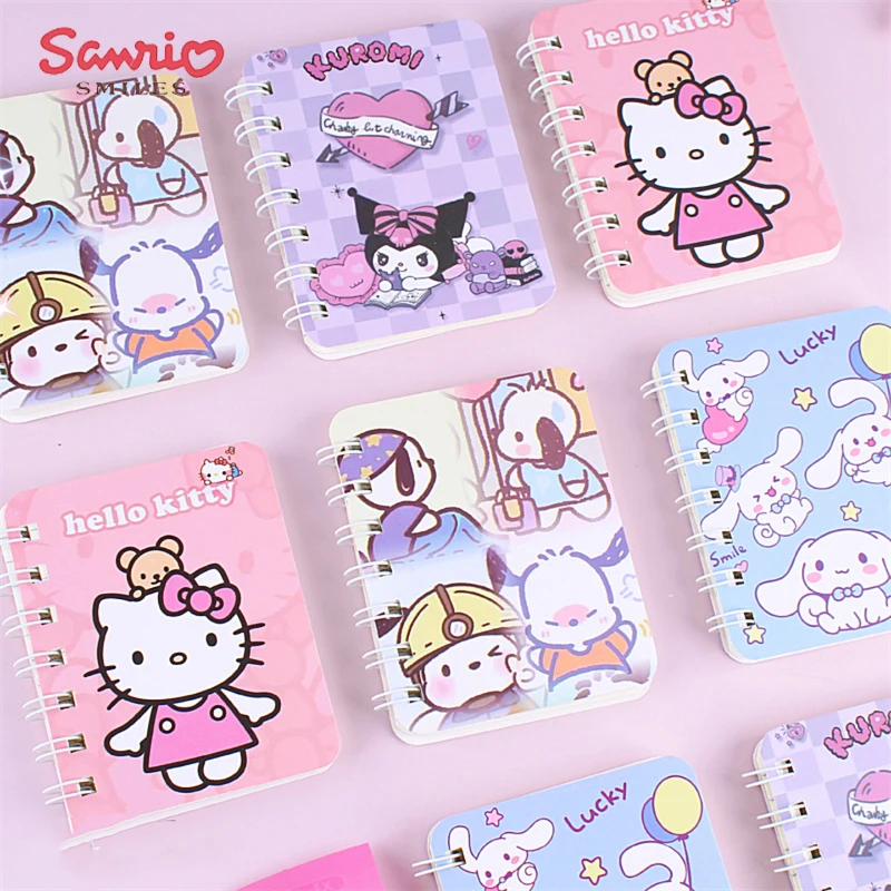 Kawaii Sanrio Random 4Pcs Coil Notebook Hello Kittys My Melody Cinnamoroll Anime Cute Portable Pocket Book Students Stationery
Kawaii Sanrio Random 4Pcs Coil Notebook Hello Kittys My Melody Cinnamoroll Anime Cute Portable Pocket Book Students Stationery