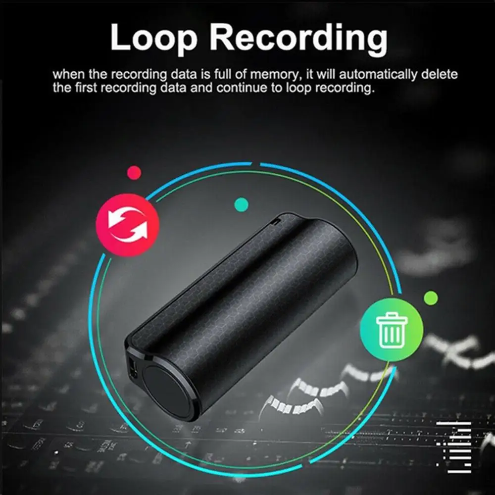 SRUTON MP3 Magnetic Recording Device Voice Activated 8/16/32GB Mini Audio Recorder Voice Activated Recorder Digital Recorder
SRUTON MP3 Magnetic Recording Device Voice Activated 8/16/32GB Mini Audio Recorder Voice Activated Recorder Digital Recorder