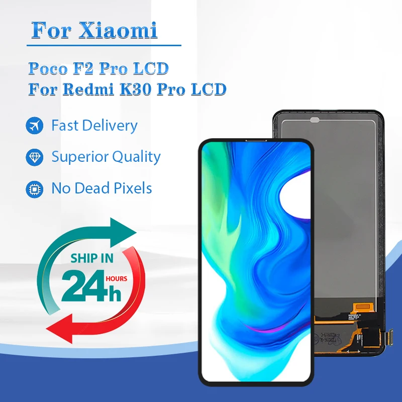 6.67 Inch For Xiaomi Poco F2 Pro Lcd Touch Screen Digitizer Assembly For Redmi K30 Pro Display M2004J11G Free Ship Brand New
6.67 Inch For Xiaomi Poco F2 Pro Lcd Touch Screen Digitizer Assembly For Redmi K30 Pro Display M2004J11G Free Ship Brand New