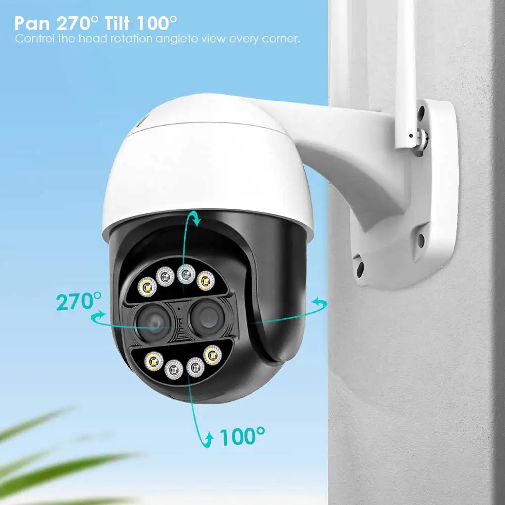 Zoomable WiFi HD Camera Courtyard Backyard Movement Detection Adjustable Wireless Video Recorder Camcorder EU Plug 
Zoomable WiFi HD Camera Courtyard Backyard Movement Detection Adjustable Wireless Video Recorder Camcorder EU Plug