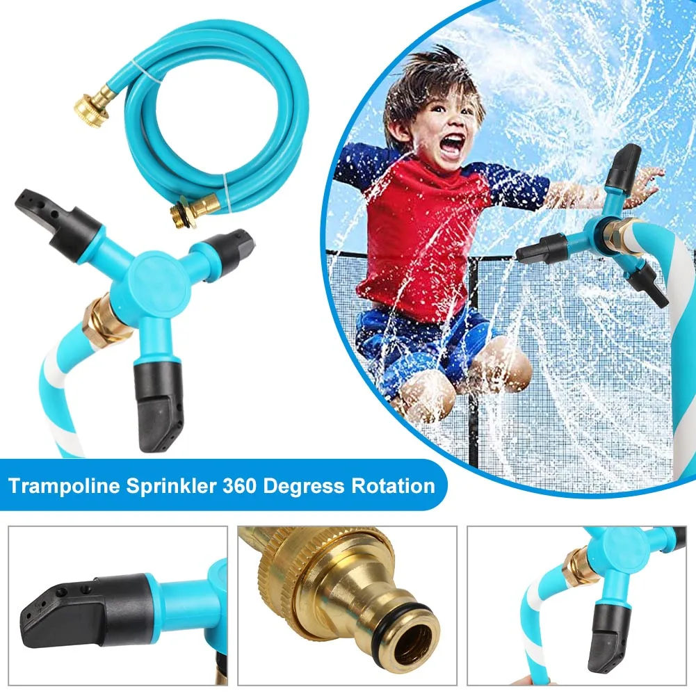 360 Degress Trampoline Sprinkler Rotation Trampoline Water Sprinkler 25ft Coverage Outdoor Backyard Trampoline Water Park Summer
360 Degress Trampoline Sprinkler Rotation Trampoline Water Sprinkler 25ft Coverage Outdoor Backyard Trampoline Water Park Summer