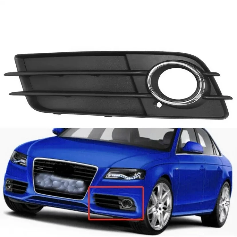 Front bumper grille fog lamp cover For Audi A4 B8 S4 Sports version 2009-2012
Front bumper grille fog lamp cover For Audi A4 B8 S4 Sports version 2009-2012
