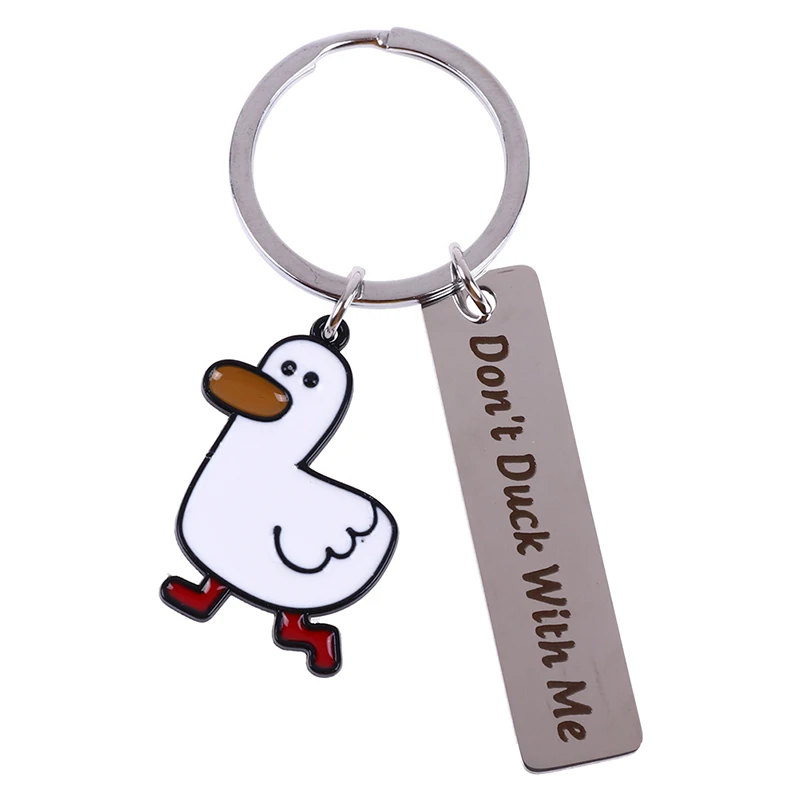 Duck Keychain Pendant Keyrings Don’t Duck with Me Duck Theme Key Chain Gift for Duck Lovers
Duck Keychain Pendant Keyrings Don’t Duck with Me Duck Theme Key Chain Gift for Duck Lovers