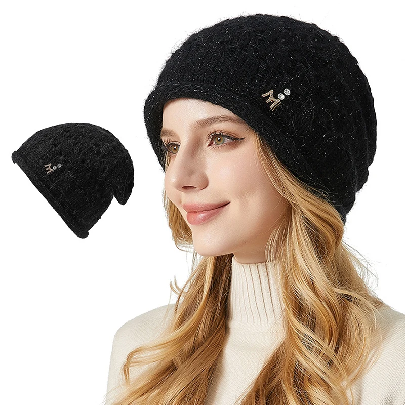 Women Rabbit Fur Knitted Hats Double Layer Thickness Skull Cap Ski Cap Beanie Hat Winter Warm Bonnet Outdoor Accessories
Women Rabbit Fur Knitted Hats Double Layer Thickness Skull Cap Ski Cap Beanie Hat Winter Warm Bonnet Outdoor Accessories