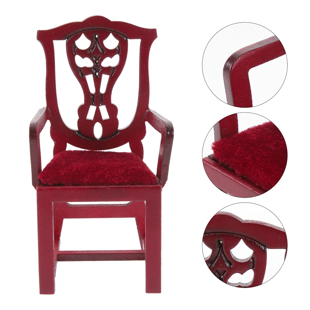 2 Pcs House Chair The Supplies Miniature Decor Landscaping Toy Furniture Wooden Delicate Micro Scene Lovely Decor
2 Pcs House Chair The Supplies Miniature Decor Landscaping Toy Furniture Wooden Delicate Micro Scene Lovely Decor