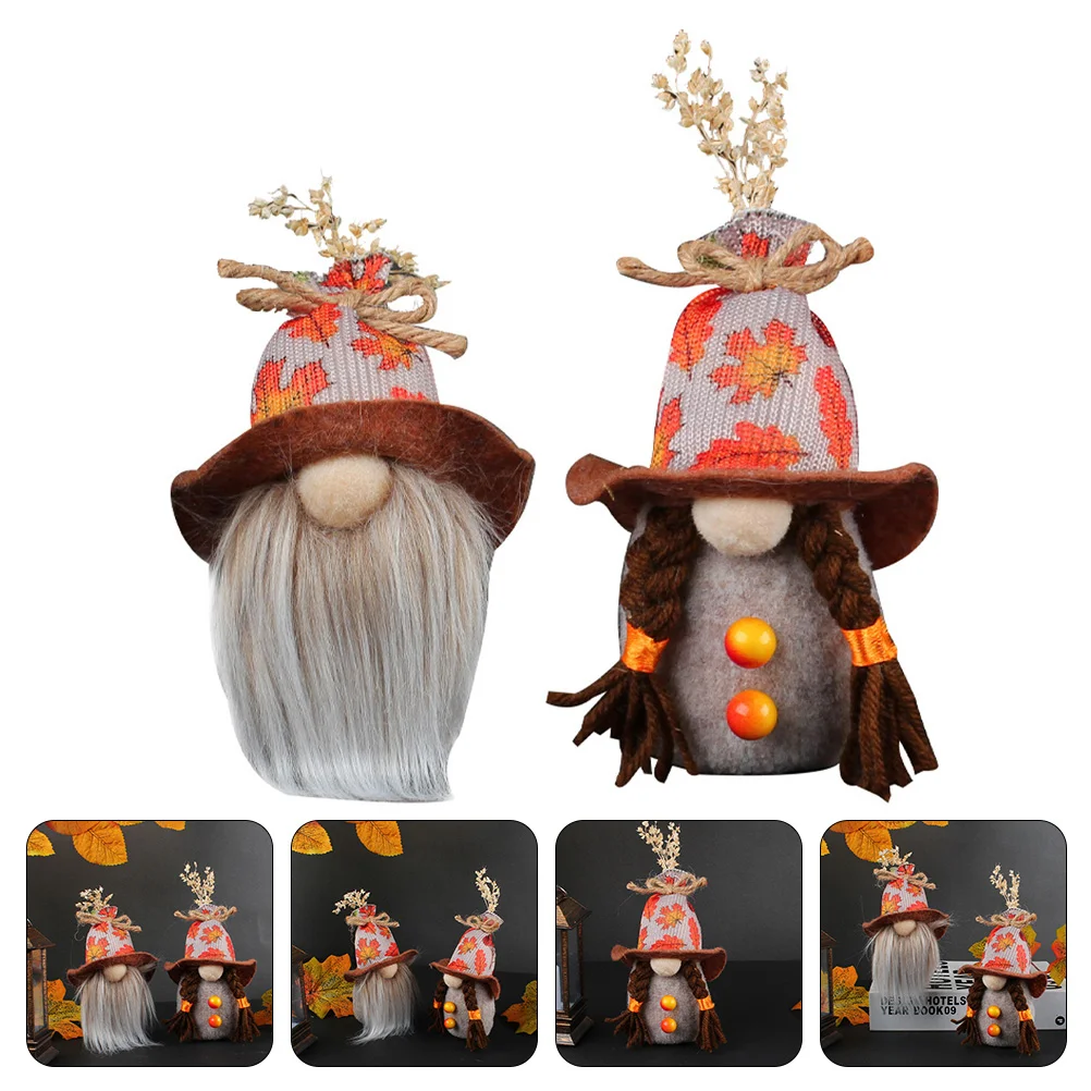 2pcs Harvest Gnome Decorative Thanksgiving Gnome Desktop Gnome Doll Thanksgiving Gnome Gnome Doll Ornament for Party Festival
2pcs Harvest Gnome Decorative Thanksgiving Gnome Desktop Gnome Doll Thanksgiving Gnome Gnome Doll Ornament for Party Festival