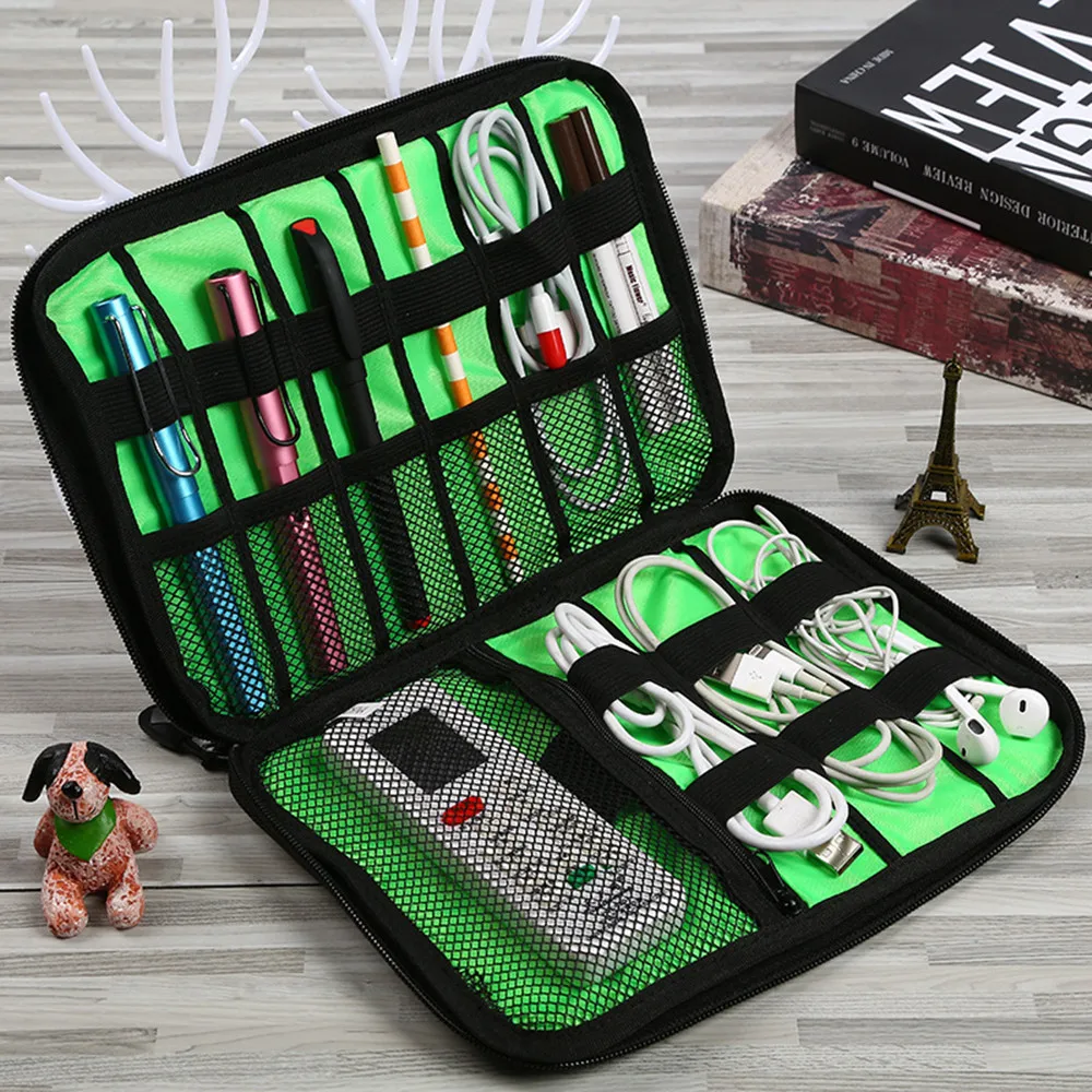 Portable Data Cable Storage Bag Digital U Disk Charger Mobile Phone Accessories Travel Waterproof Zipper Earphone Organizer Case
Portable Data Cable Storage Bag Digital U Disk Charger Mobile Phone Accessories Travel Waterproof Zipper Earphone Organizer Case
