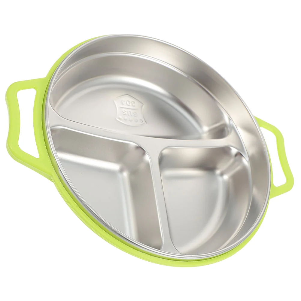 Double Handle Food Plate Divided Food Serving Plate 3 Compartment Divided Food Plate Kids Accessory
Double Handle Food Plate Divided Food Serving Plate 3 Compartment Divided Food Plate Kids Accessory