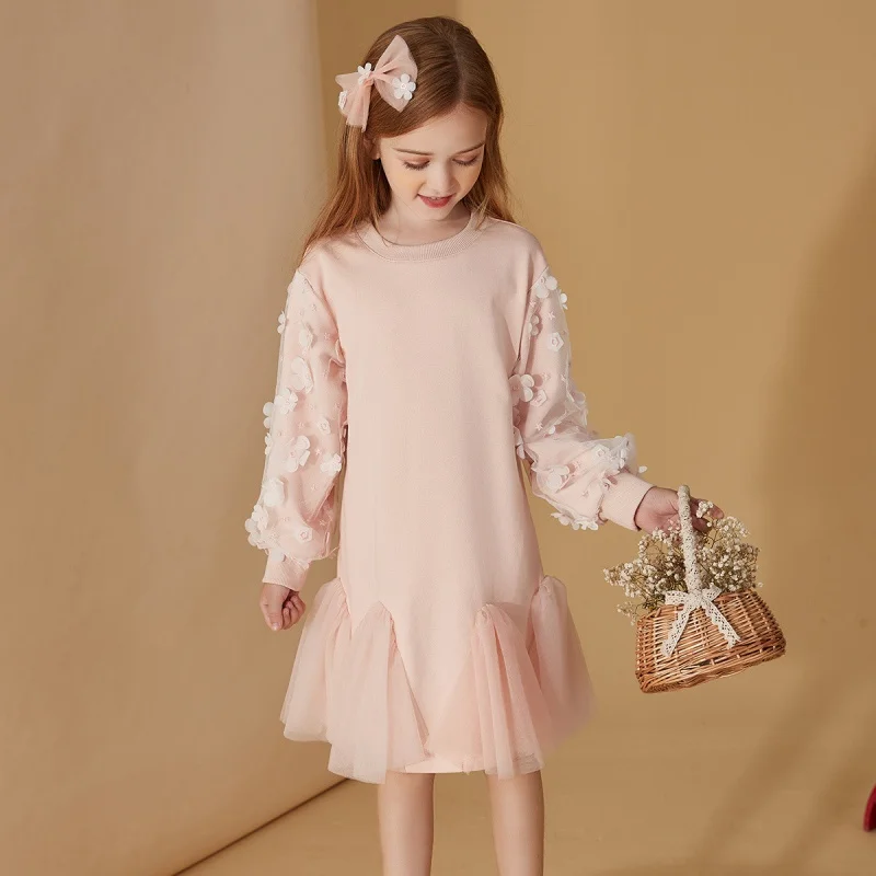 Forest Kids 2022 Spring Pink Mesh Full Sleves Birthday Party Flowers Elegant Princes Cotton Lace 15 Years Old Teen Girl Dress
Forest Kids 2022 Spring Pink Mesh Full Sleves Birthday Party Flowers Elegant Princes Cotton Lace 15 Years Old Teen Girl Dress