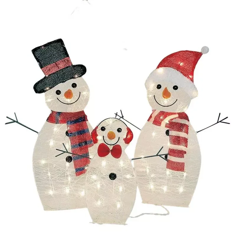 3pcs Acrylic Christmas Snowman Lighted Snowman Porch Sign Christmas Snowman Yard Sign with LED Lights for Yard Lawn Garden Patio 
3pcs Acrylic Christmas Snowman Lighted Snowman Porch Sign Christmas Snowman Yard Sign with LED Lights for Yard Lawn Garden Patio