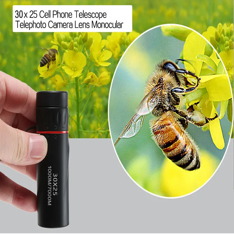30X25 Mini Portable HD Monocular Telescope for Birds Watching Wildlife Hunting Hiking and Children's Gifts
30X25 Mini Portable HD Monocular Telescope for Birds Watching Wildlife Hunting Hiking and Children's Gifts
