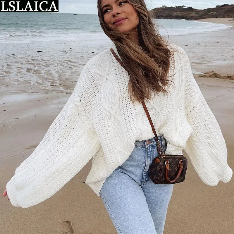 Sweater Women Clothing O Neck Long Sleeve Fashion Loose Autumn Winter White Pullover Best Seller Casual Elegant Ladies Tops 2022
Sweater Women Clothing O Neck Long Sleeve Fashion Loose Autumn Winter White Pullover Best Seller Casual Elegant Ladies Tops 2022