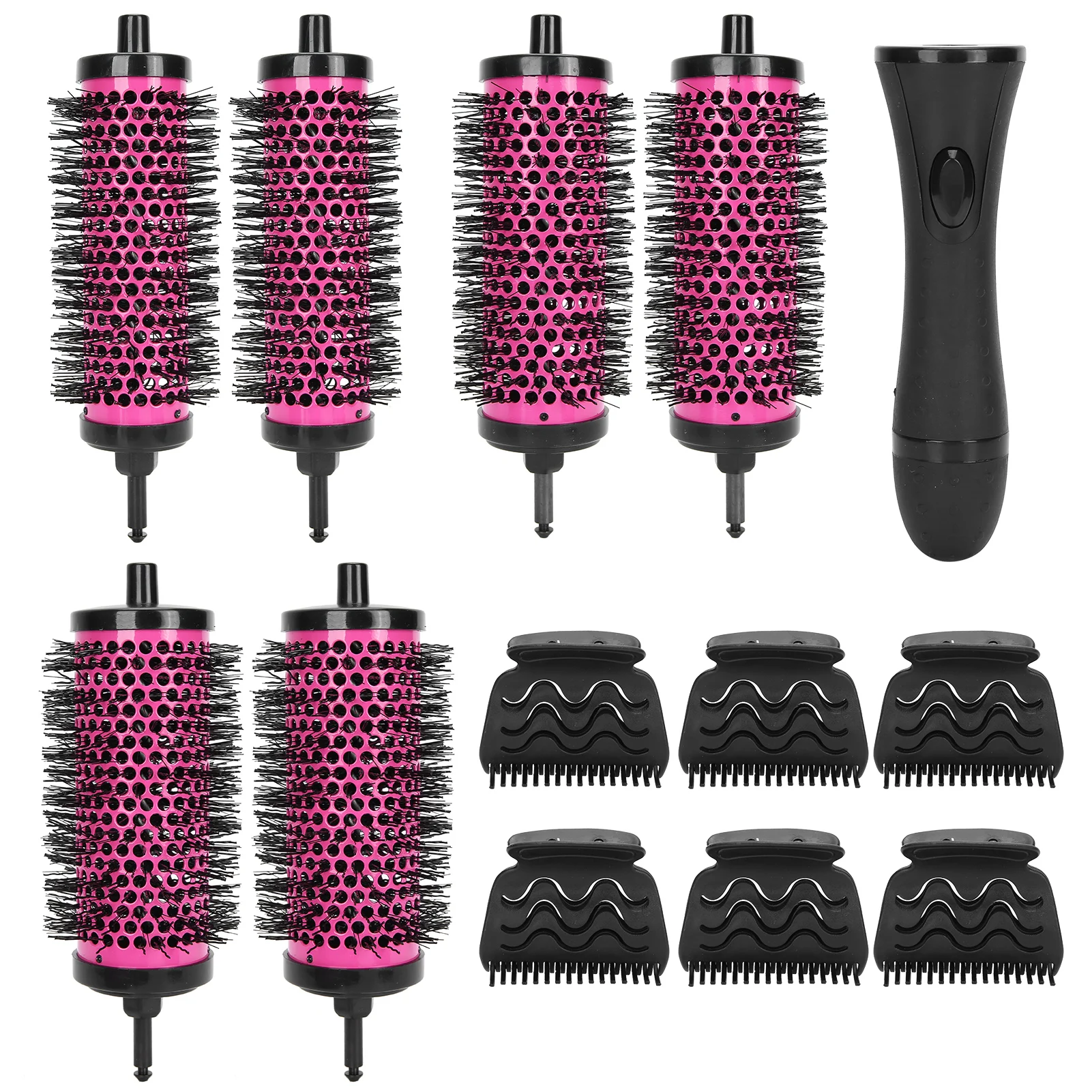 Detachable Comb Barrels with Handle Clips High Temperature Resistant Comb Brush Set
Detachable Comb Barrels with Handle Clips High Temperature Resistant Comb Brush Set
