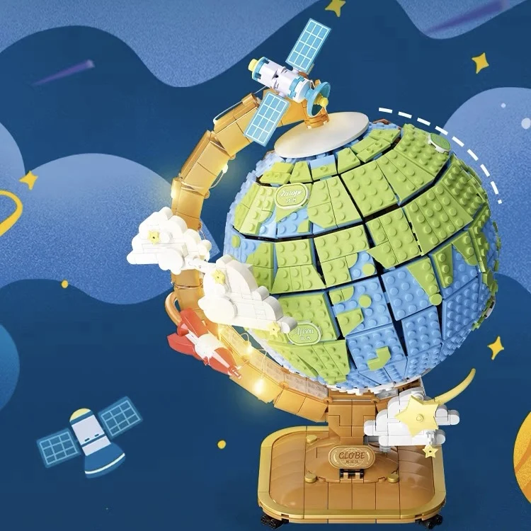 2023 NEW LED Light The Globe Compatible 21332 Ideas Globe Map Model Building Blocks Bricks Technical MOC Bricks Toys for kids
2023 NEW LED Light The Globe Compatible 21332 Ideas Globe Map Model Building Blocks Bricks Technical MOC Bricks Toys for kids