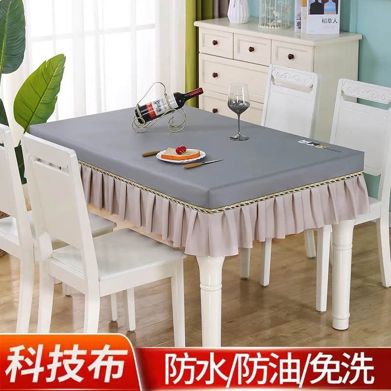 Waterproof, oil resistant, and washable fabric inset tea table cover set, deluxe TV cabinet, fully wrapped tea table cloth
Waterproof, oil resistant, and washable fabric inset tea table cover set, deluxe TV cabinet, fully wrapped tea table cloth