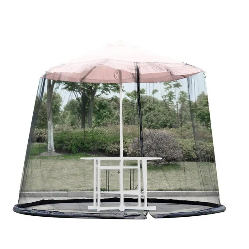 Umbrella Cover Mosquito Netting Screen For Outdoor Patio Table Garden Deck Furniture Zippered Mesh Enclosure Cover Anti Insect
Umbrella Cover Mosquito Netting Screen For Outdoor Patio Table Garden Deck Furniture Zippered Mesh Enclosure Cover Anti Insect