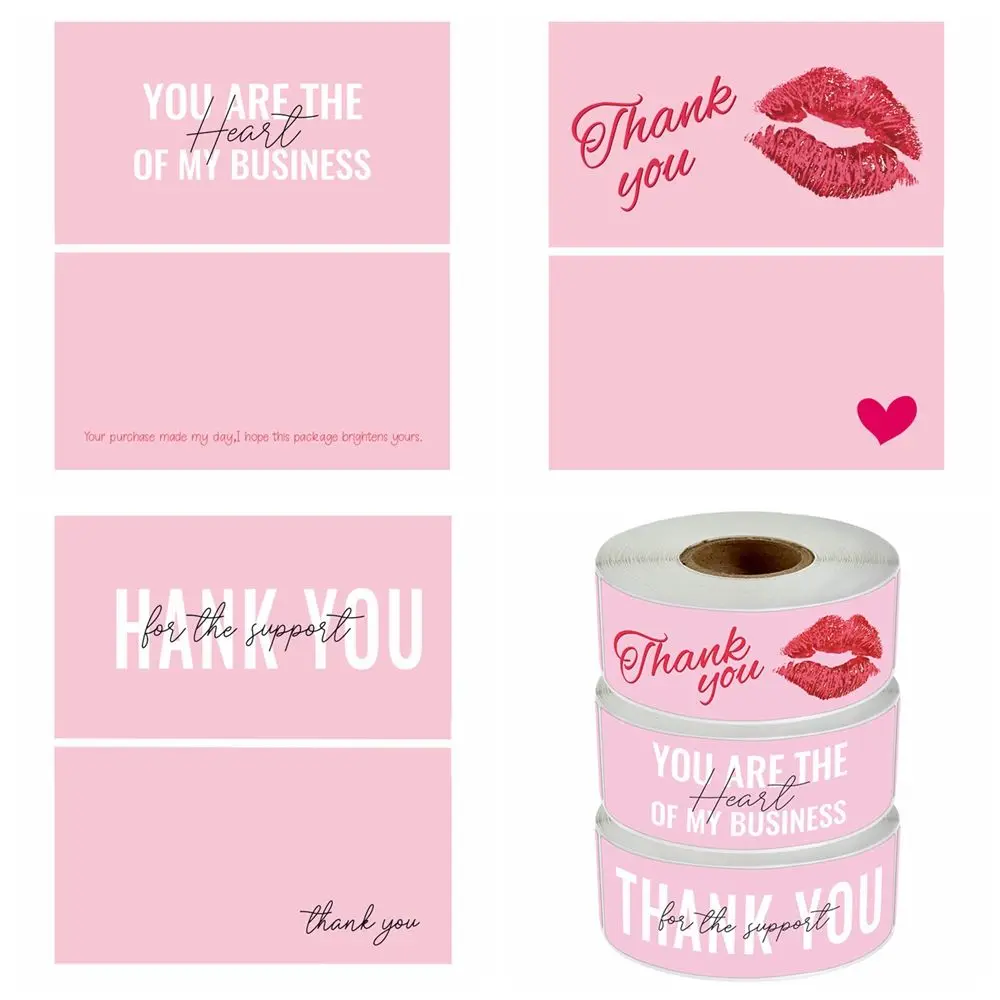 5*9cm Online Retails Wrapping Package Insert Pink Thanks Labels Appreciate Cardstock Thank You Cards Greeting Postcard
5*9cm Online Retails Wrapping Package Insert Pink Thanks Labels Appreciate Cardstock Thank You Cards Greeting Postcard