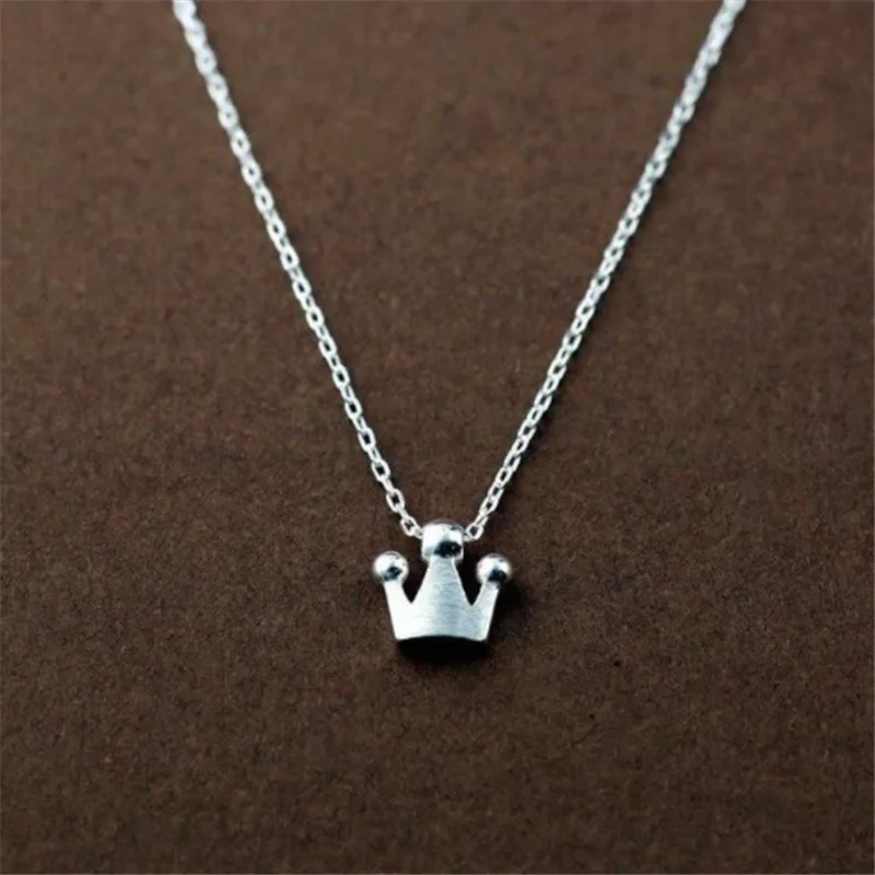 Stylish simplicity 925 Sterling Silver Cute Crown Clavicle Chain Choker Necklaces For Women Sterling-Silver-Jewelry N286
Stylish simplicity 925 Sterling Silver Cute Crown Clavicle Chain Choker Necklaces For Women Sterling-Silver-Jewelry N286