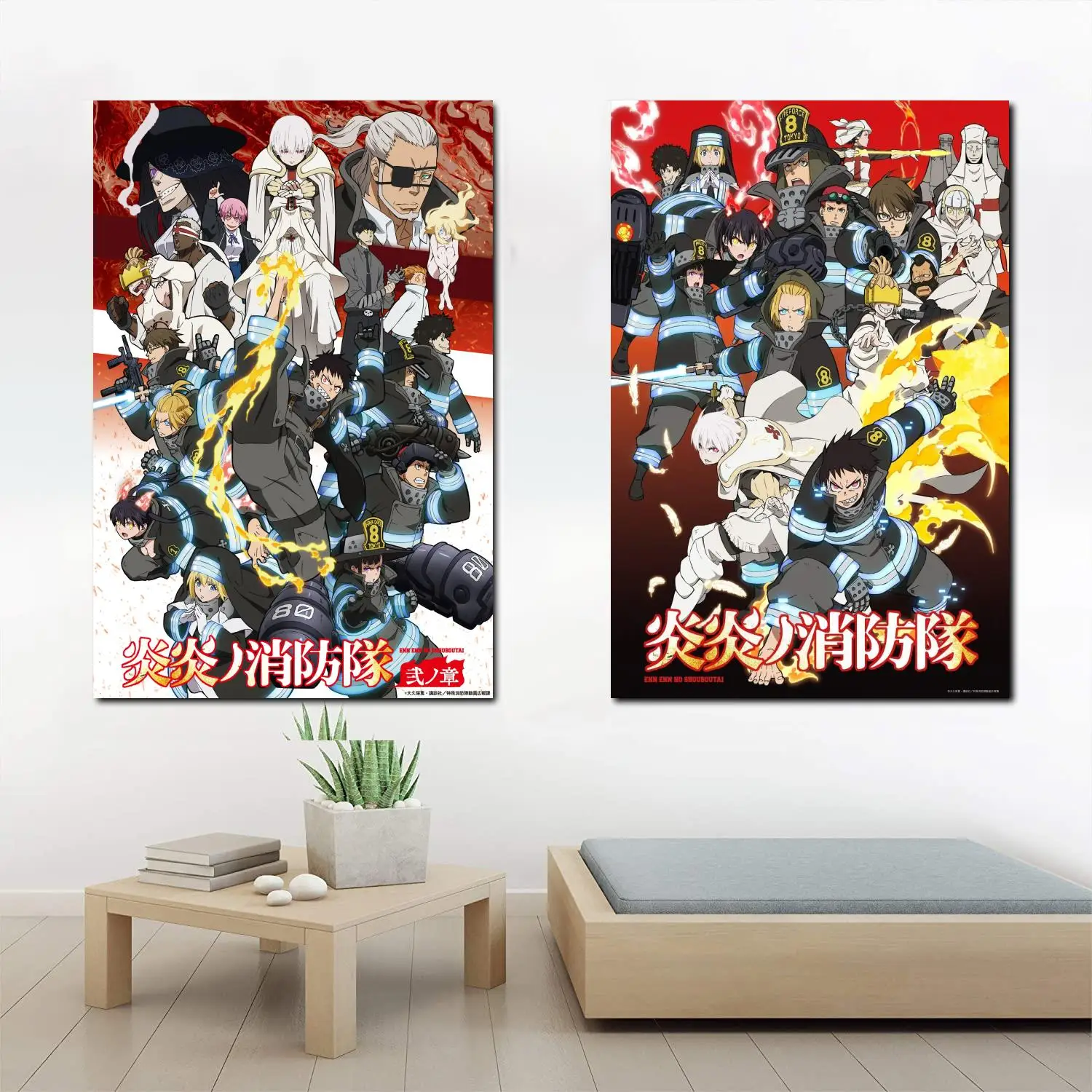 Enen no Shouboutai Anime Canvas Art Poster and Wall Art Picture Print Modern Family bedroom Decor Posters
Enen no Shouboutai Anime Canvas Art Poster and Wall Art Picture Print Modern Family bedroom Decor Posters