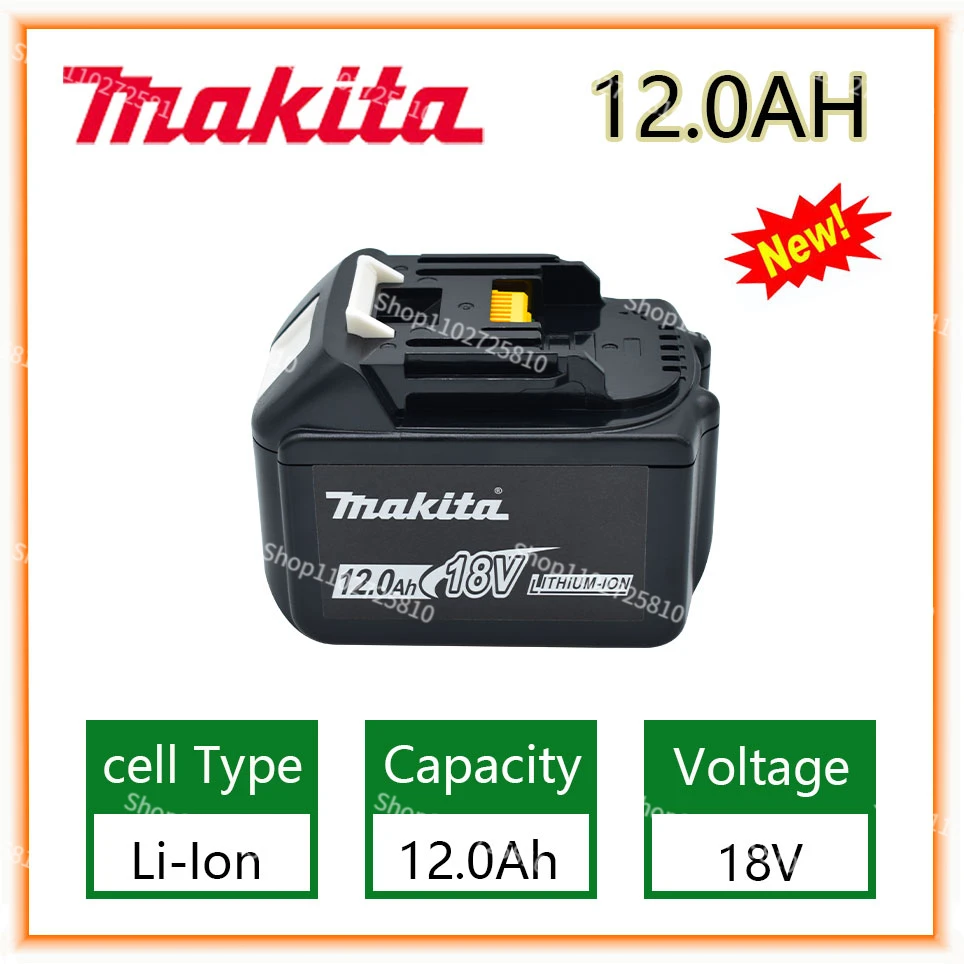 Makita Replacement 18V 12.0Ah Battery For BL1830 BL1830B BL1840 BL1840B BL1850 BL1850B rechargeable battery LED indicateur
Makita Replacement 18V 12.0Ah Battery For BL1830 BL1830B BL1840 BL1840B BL1850 BL1850B rechargeable battery LED indicateur