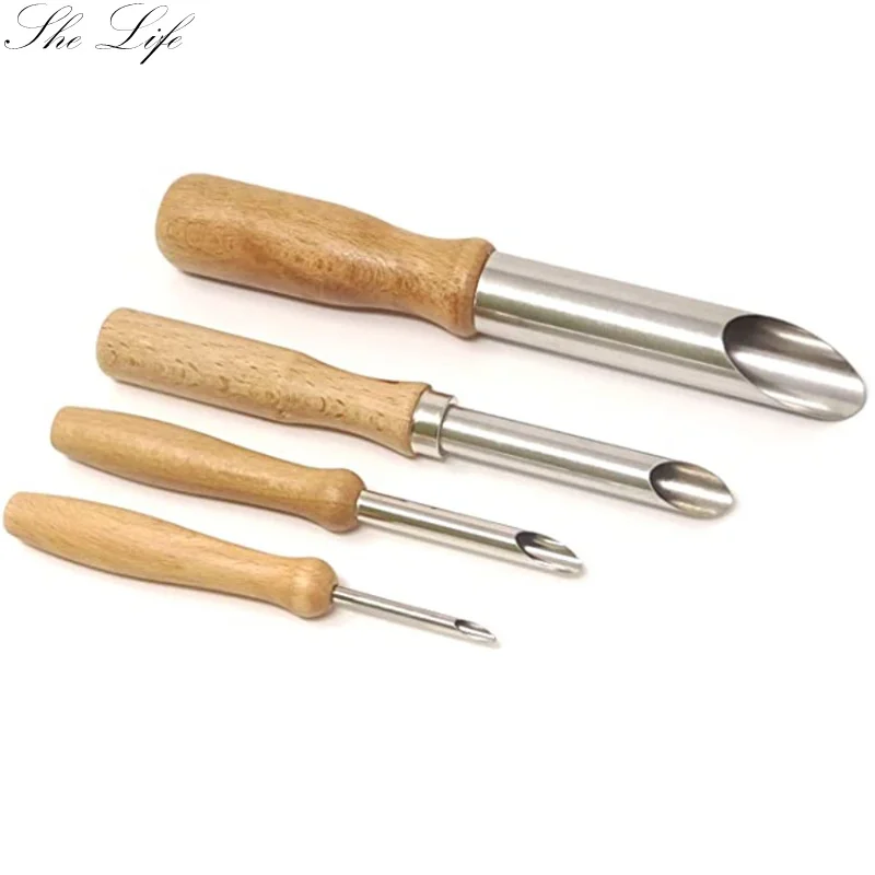 Durable 4pcs/set Stainless Steel Semicircle Shaping Pottery Clay Modeling Sculpture Tool Set Hole Punch Convenient Great
Durable 4pcs/set Stainless Steel Semicircle Shaping Pottery Clay Modeling Sculpture Tool Set Hole Punch Convenient Great