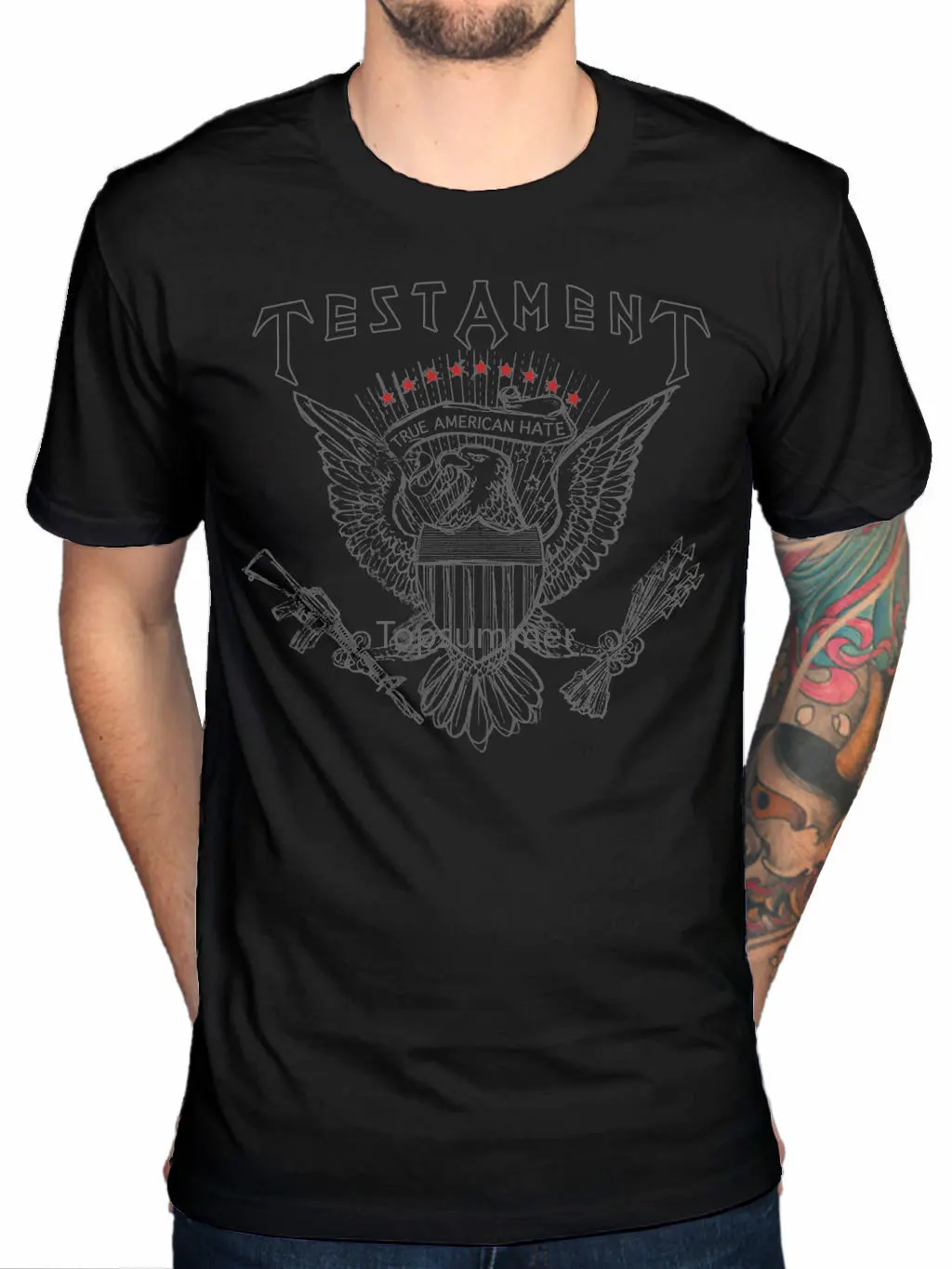 Испытательная футболка True American Hate Thrash металлическая лента рок фанат Мерч
Испытательная футболка True American Hate Thrash металлическая лента рок фанат Мерч