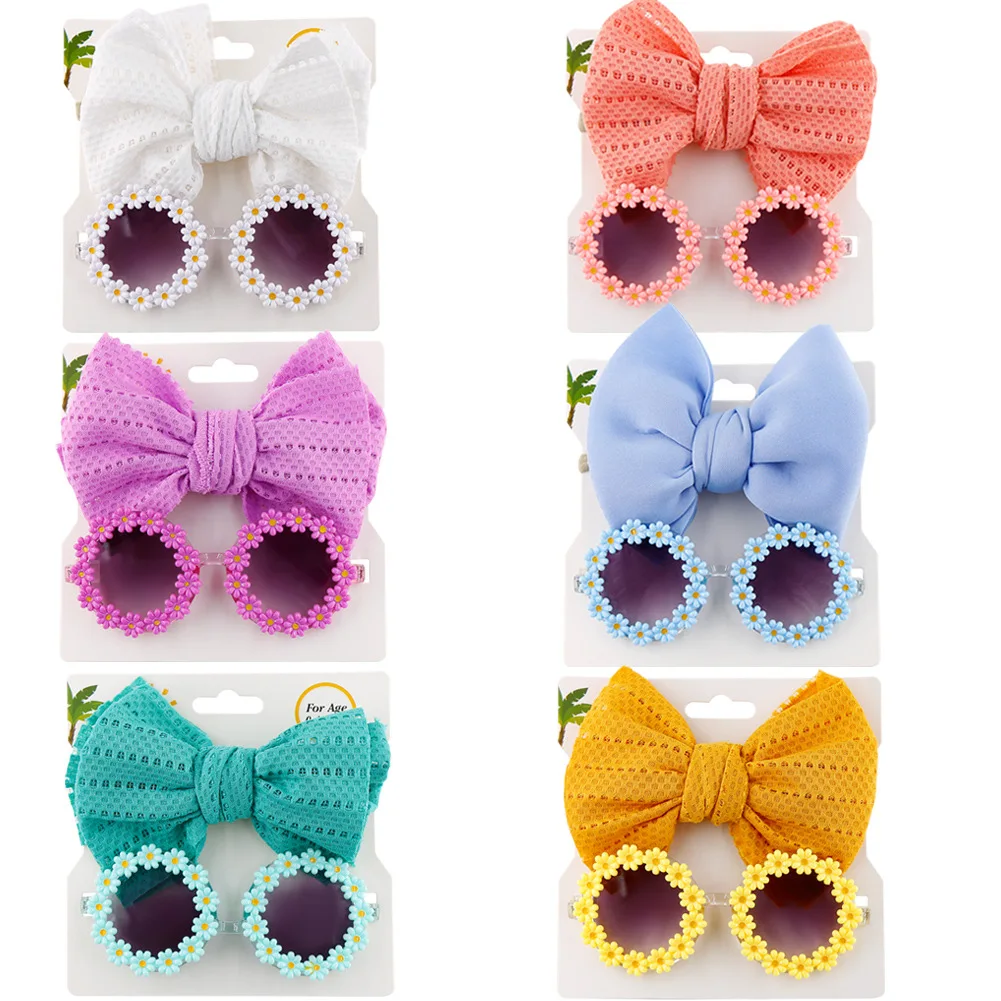 2PCS Kids Sunglasses Headband Set Baby Elastic Nylon Hairbands Beach Sun Glasses Kids Girls Bow Headwear Baby Accessories
2PCS Kids Sunglasses Headband Set Baby Elastic Nylon Hairbands Beach Sun Glasses Kids Girls Bow Headwear Baby Accessories