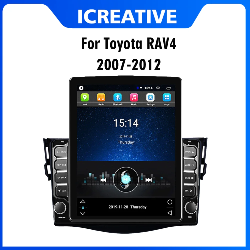 CarPlay Автомагнитола Магнитола Автомобильный мультимедийный плеер для Toyota RAV4 2007- 2012, 2 Din, экран 9,7 дюйма Tesla, GPS-навигатор, Android, Авторадио, стерео...
CarPlay Автомагнитола Магнитола Автомобильный мультимедийный плеер для Toyota RAV4 2007- 2012, 2 Din, экран 9,7 дюйма Tesla, GPS-навигатор, Android, Авторадио, стерео...