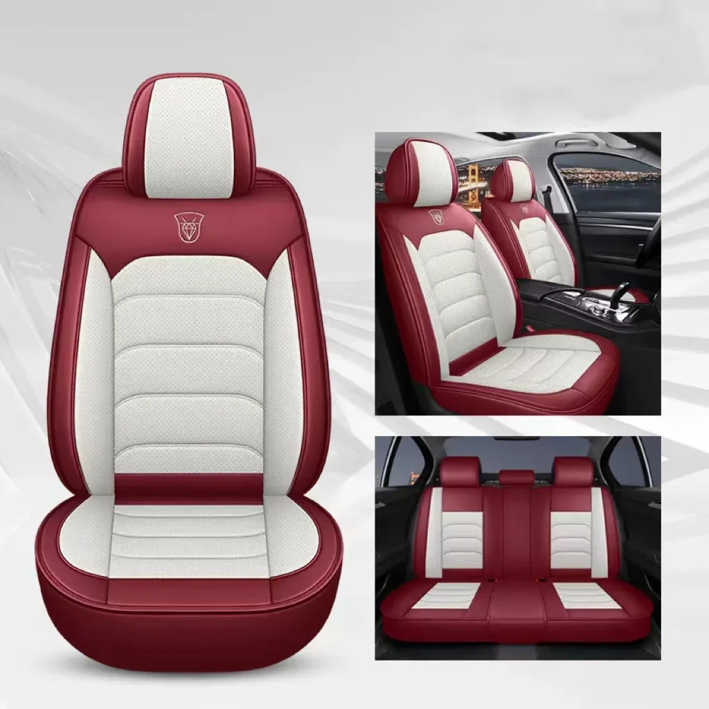 Five Seat Leather Universal Car Seat Covers Car Accessories Breathable Protector Full Set
Five Seat Leather Universal Car Seat Covers Car Accessories Breathable Protector Full Set