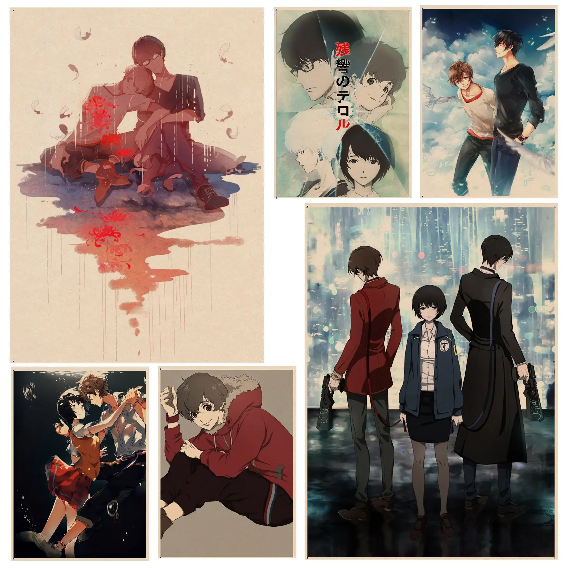 Zankyou No Terror In Resonance Classic Anime Poster Decoracion Painting Wall Art Kraft Paper Vintage Decorative Painting
Zankyou No Terror In Resonance Classic Anime Poster Decoracion Painting Wall Art Kraft Paper Vintage Decorative Painting