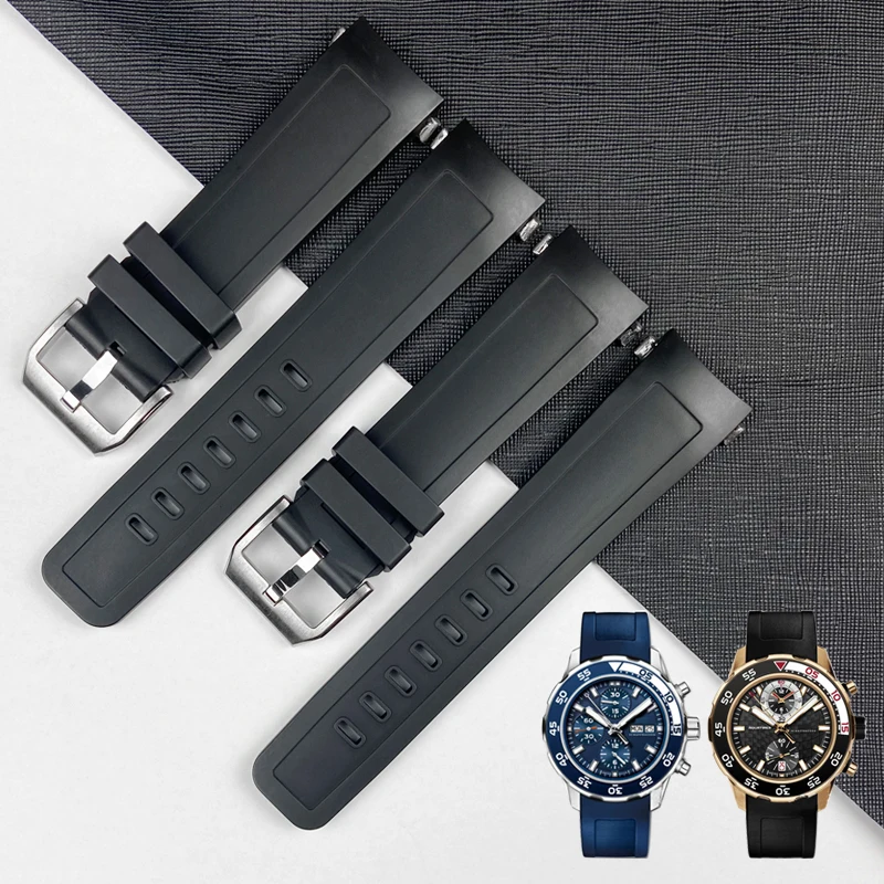 22mm High Quality Watch Strap Fluorine Rubber Silicone Watch Band for IWC Aquatimer Family IW3768/3290/3568/3767 Men Bracelets
22mm High Quality Watch Strap Fluorine Rubber Silicone Watch Band for IWC Aquatimer Family IW3768/3290/3568/3767 Men Bracelets