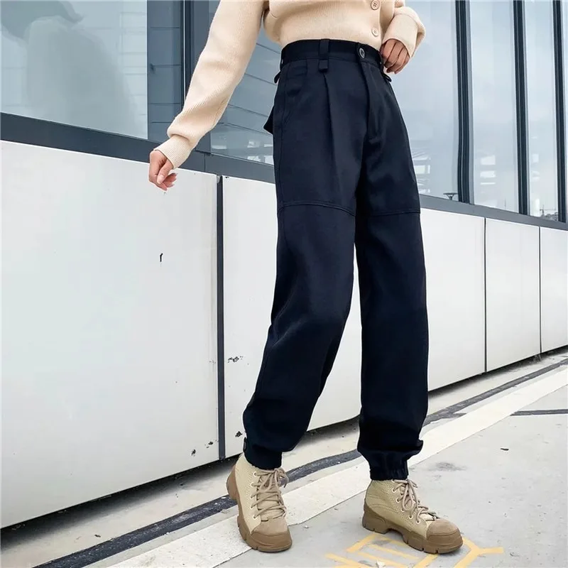 Simple Women Jogger Pants Solid Color All Match Tailored Trousers Fashion High Waist Commute Blazer Suit Pants with Multi Pocket
Simple Women Jogger Pants Solid Color All Match Tailored Trousers Fashion High Waist Commute Blazer Suit Pants with Multi Pocket