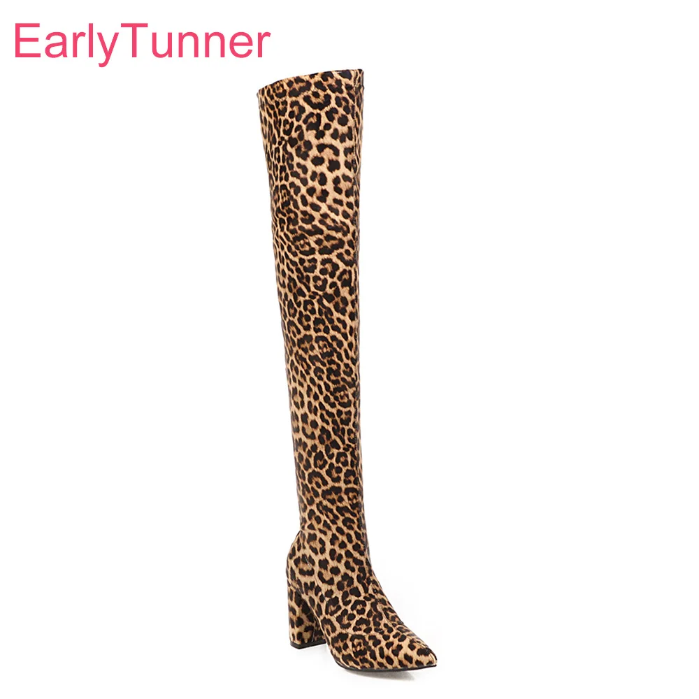 Зимние новые Гламурные леопардовые Фиолетовые женские сапоги до бедра на высоком каблуке Женская обувь телесного цвета EH906 большой размер 10 43 45 48
Зимние новые Гламурные леопардовые Фиолетовые женские сапоги до бедра на высоком каблуке Женская обувь телесного цвета EH906 большой размер 10 43 45 48