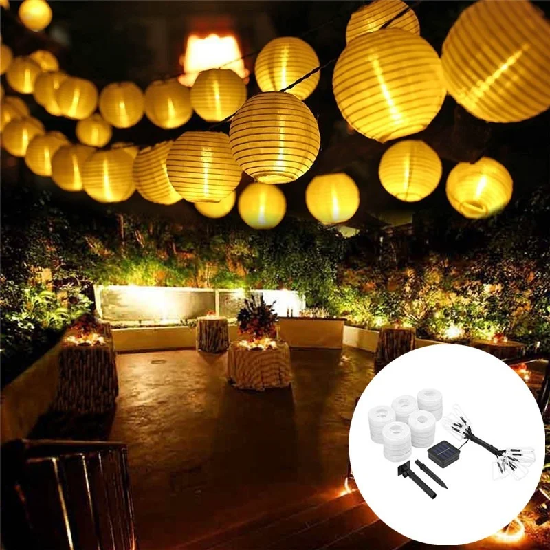 Waterproof Lantern Solar Led Light for Outdoor 6.5M 30 LED Solar Outdoor Lights Garland Solar Powered Lamp for Garden Decor
Waterproof Lantern Solar Led Light for Outdoor 6.5M 30 LED Solar Outdoor Lights Garland Solar Powered Lamp for Garden Decor