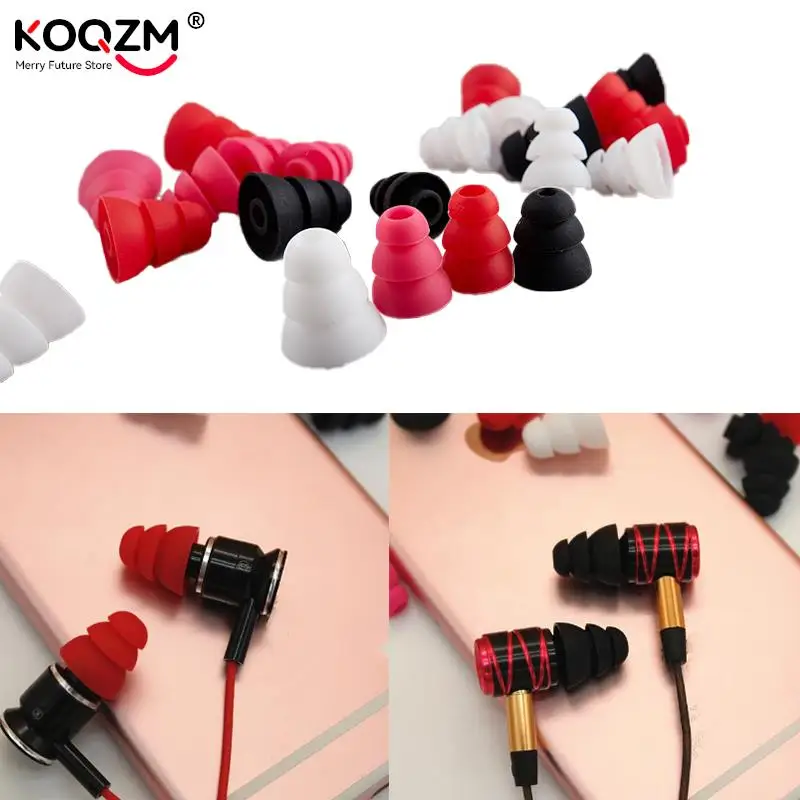 6pcs/set Three Layer Silicone In-Ear Earphone Covers Cap Replacement Earbud Bud Tips Earbuds Eartips Earplug Ear Pads Cushion
6pcs/set Three Layer Silicone In-Ear Earphone Covers Cap Replacement Earbud Bud Tips Earbuds Eartips Earplug Ear Pads Cushion