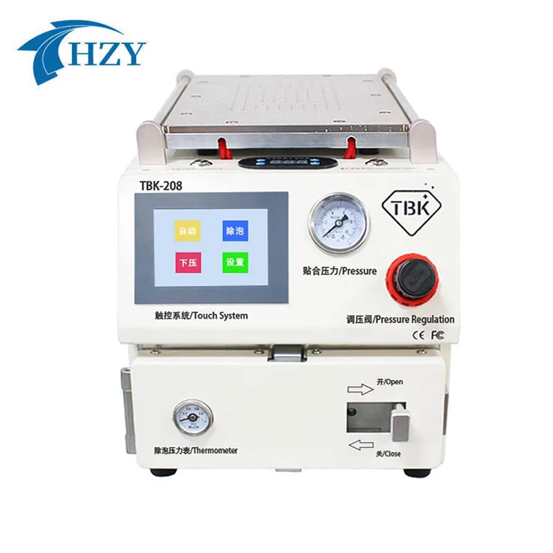 TBK208 3 in 1 OC Laminating Machine Vacuum Pump Curved Straight Tablet LCD Repairing for iphone Samsung Curved Screen Refurbish
TBK208 3 in 1 OC Laminating Machine Vacuum Pump Curved Straight Tablet LCD Repairing for iphone Samsung Curved Screen Refurbish