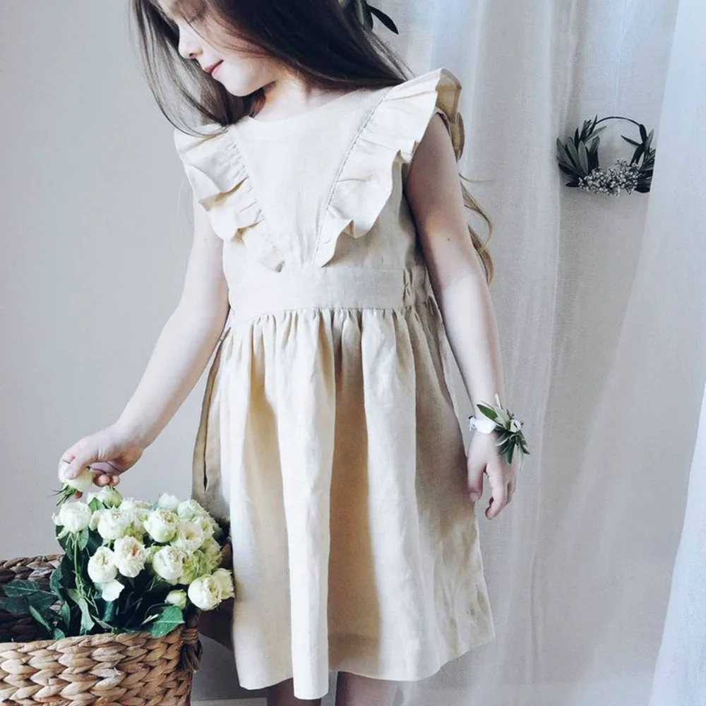 Retro 2022 Summer Baby Kids Girls Solid Color Dresses New Casual Cotton Sleeveless Princess Dress Baby Casual Clothing Outfits
Retro 2022 Summer Baby Kids Girls Solid Color Dresses New Casual Cotton Sleeveless Princess Dress Baby Casual Clothing Outfits