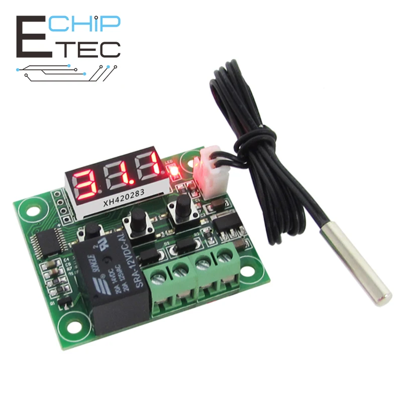 XH-W1209 Digital Thermostat High Precision Cooling and Heating Temperature Controller Module DC 5V 12V 24V
XH-W1209 Digital Thermostat High Precision Cooling and Heating Temperature Controller Module DC 5V 12V 24V