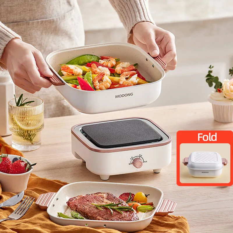 800W Split Electric Cooking Pot Portable Hotpot Foldable Rice Cooker Electric Skillet Frying Pan Multicooker with 2 Plates 220V
800W Split Electric Cooking Pot Portable Hotpot Foldable Rice Cooker Electric Skillet Frying Pan Multicooker with 2 Plates 220V