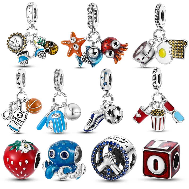 Hot Sale silver 925 fit original Pandora bracelet 925 silver Octopus starfish pendant beads charm diy women pendant jewelry
Hot Sale silver 925 fit original Pandora bracelet 925 silver Octopus starfish pendant beads charm diy women pendant jewelry